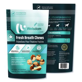 Welsdom Pets Fresh Breath Chew - 30 Chews | Oral Hygiene Chews for Dogs | Breath Freshening