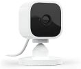 Compact indoor plug-in smart security camera, 1080p HD video, night vision, motion detection, two-way audio, easy set up