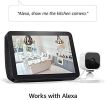 Compact indoor plug-in smart security camera, 1080p HD video, night vision, motion detection, two-way audio, easy set up
