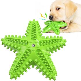 Dog Toy Molar Stick Leaking Food Dog Toothbrush (Color: Green, Type: Pet Toys)