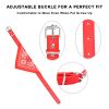 Adjustable Bandana Leather Pet Collar Triangle Scarf